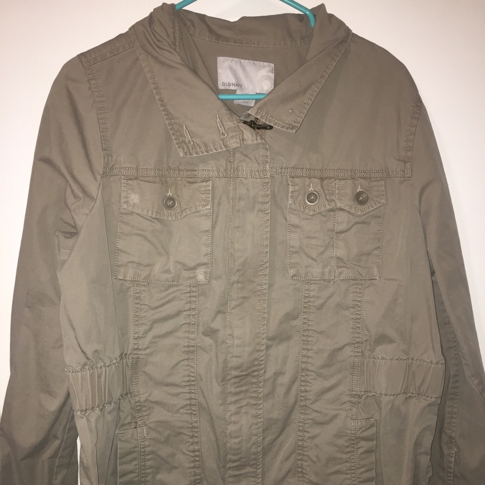 beige jacket